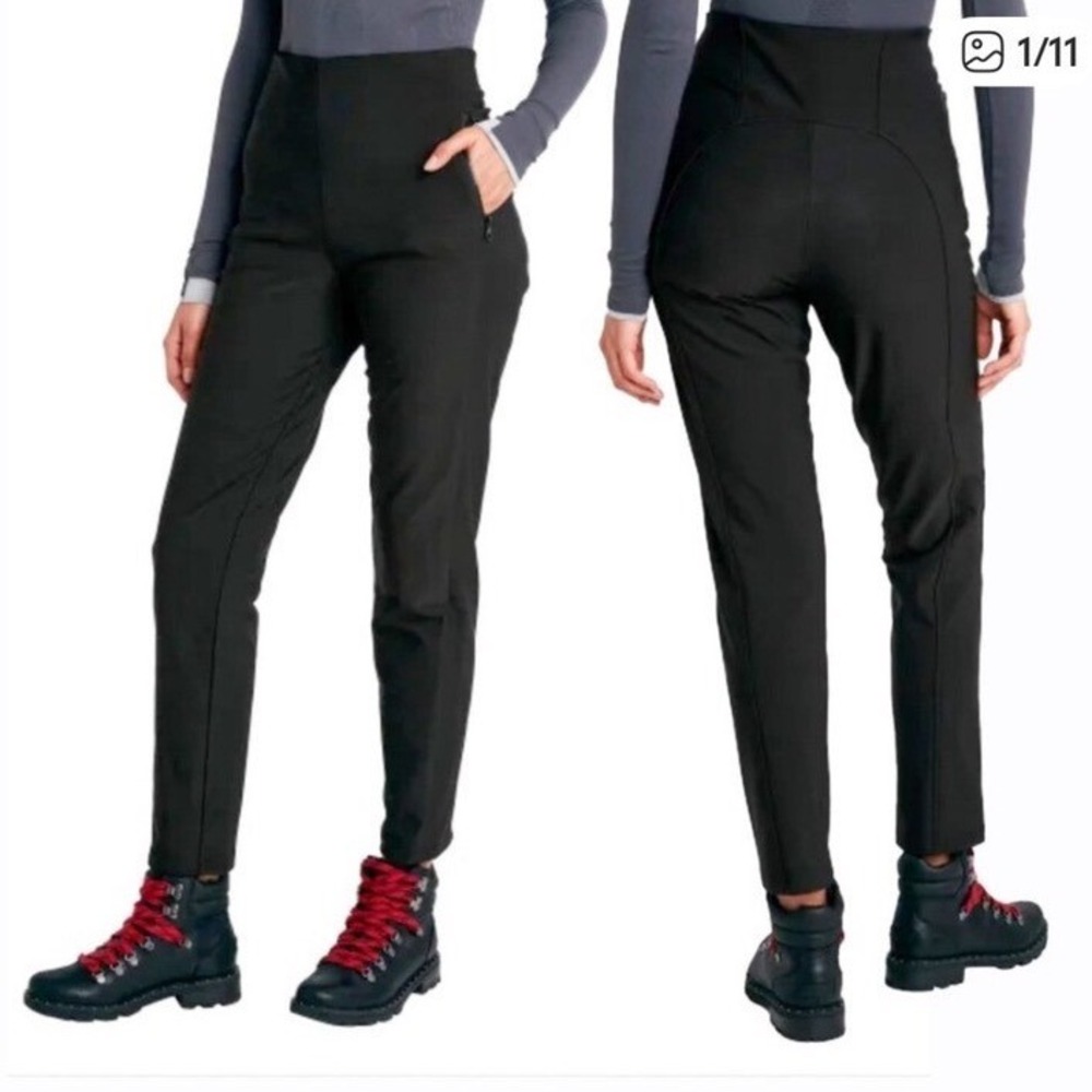 HFX Womens Winter Tech Pant Skinny Legging Black High Rise Size S 1438450‎